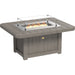 LuxCraft Lumin Fire Pit 51" Rectangular - LFP51RCB