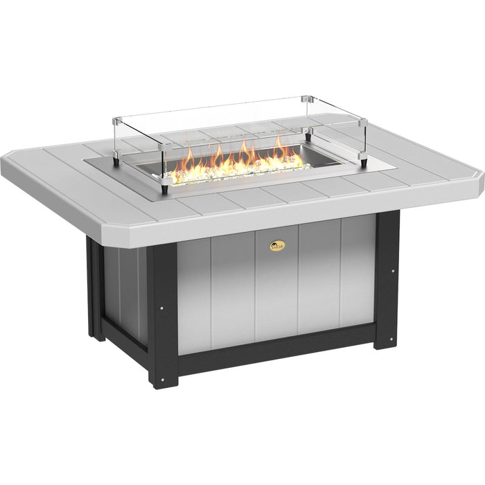 LuxCraft Lumin Fire Pit 51" Rectangular - LFP51RCB