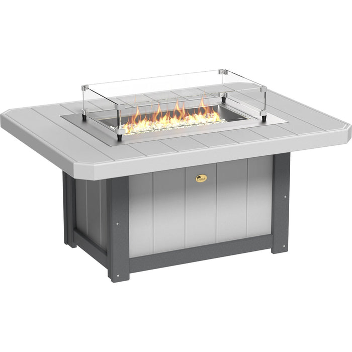 LuxCraft Lumin Fire Pit 51" Rectangular - LFP51RCB