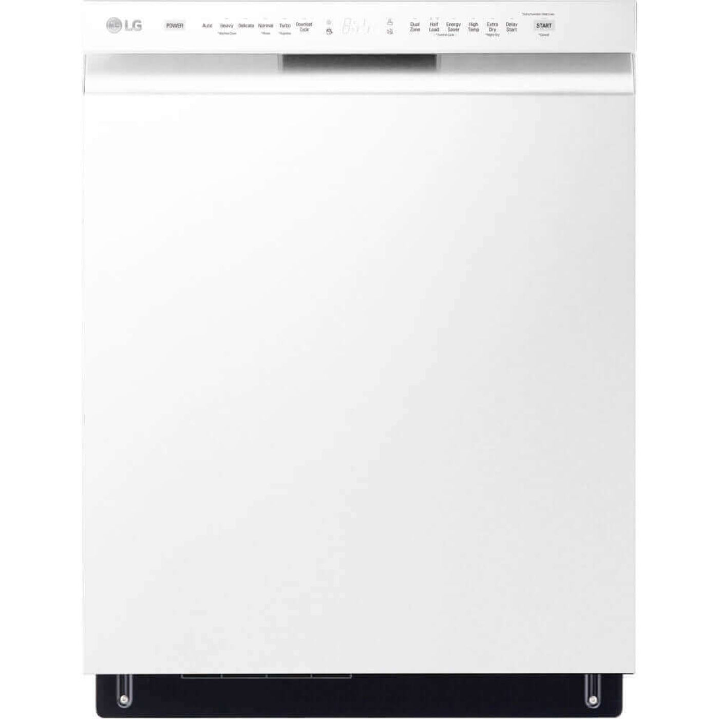 LG 24 in. Front Control Dishwasher with QuadWash and 3rd Rack in White (LDFN4542W)