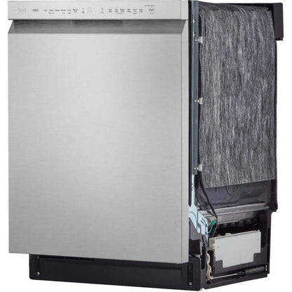 LG 24 in. Front Control Dishwasher with QuadWash in Stainless Steel (LDFN4542S)