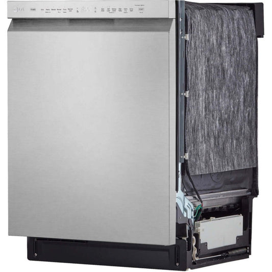 LG 24 in. Front Control Dishwasher with QuadWash in Stainless Steel (LDFN4542S)