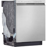 LG 24 in. Front Control Dishwasher with QuadWash in Stainless Steel (LDFN4542S)
