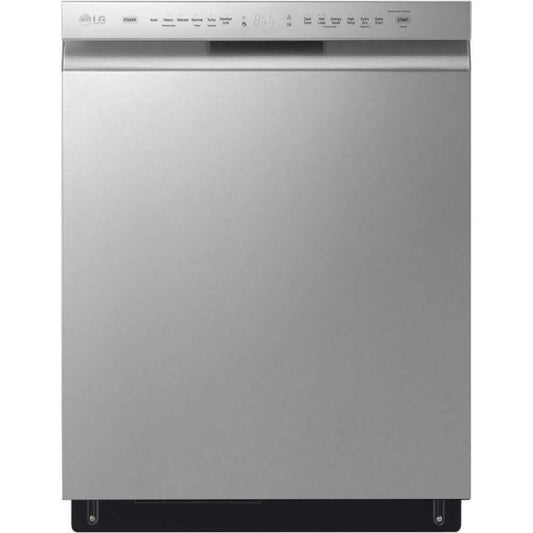LG 24 in. Front Control Dishwasher with QuadWash in Stainless Steel (LDFN4542S)