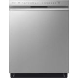LG 24 in. Front Control Dishwasher with QuadWash in Stainless Steel (LDFN4542S)