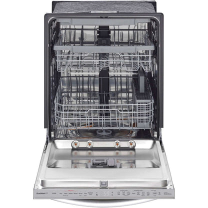 LG 24 in. Top Control Wi-Fi Enabled Dishwasher with TrueSteam and 3rd Rack (LDTS5552S)