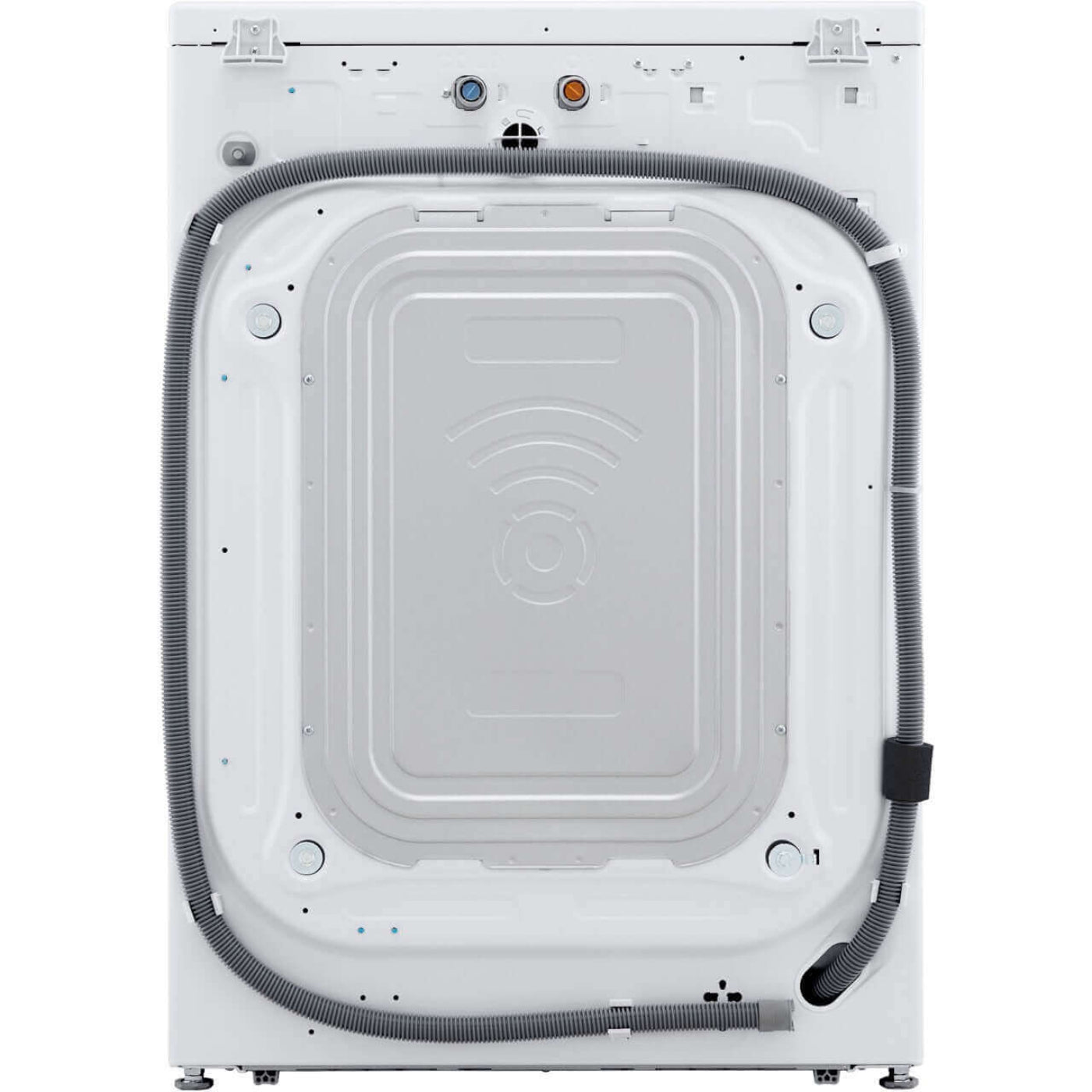 LG 27 In. 4.5-Cu. Ft. Front Load Washer with Steam Technology in White (WM4000HWA)