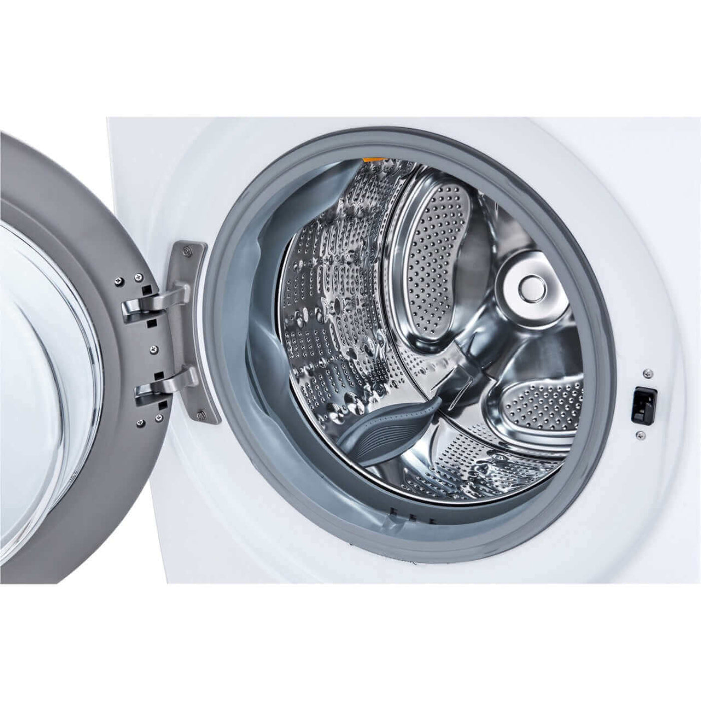 LG 27 In. 4.5-Cu. Ft. Front Load Washer with Steam Technology in White (WM4000HWA)