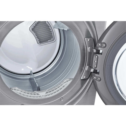 LG 27 In. 7.4-Cu. Ft. Front Load Electric Dryer with Built-In Intelligence in Graphite Steel (DLE3600V)