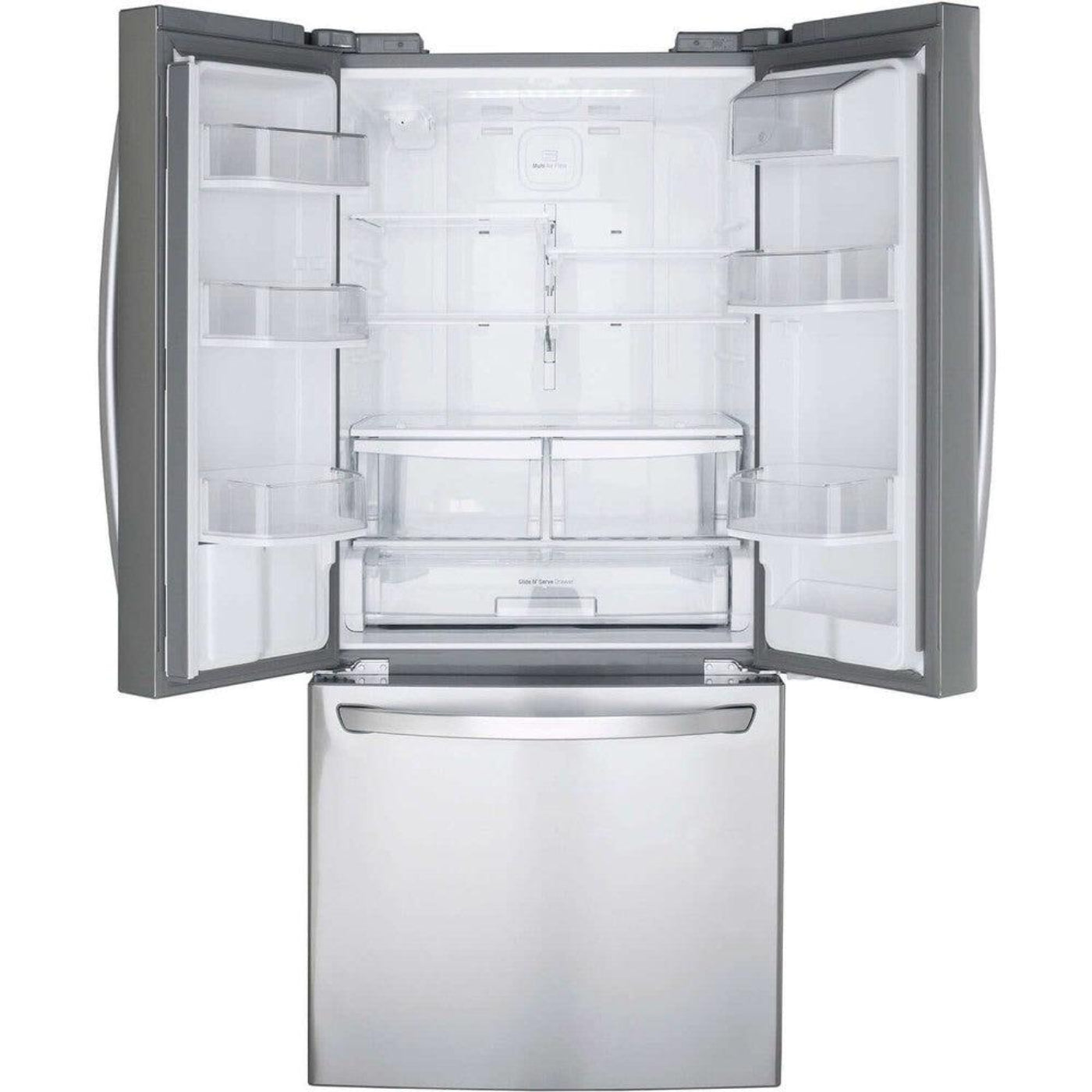 LG 30 in. 3-Door French Door Refrigerator in Stainless Steel 22 Cu. Ft. (LFDS22520S)