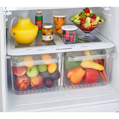 LG 30 in. Top Mount Refrigerator in White 20 Cu. Ft. (LTCS20020W)