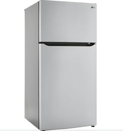 LG 33 in. Top Freezer Refrigerator in Stainless Steel 24 Cu. Ft. (LRTLS2403S)