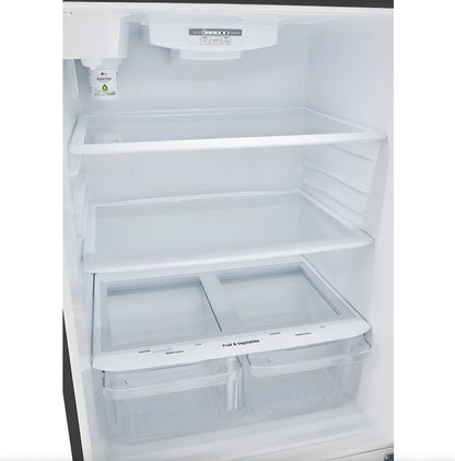 LG 33 in. Top Freezer Refrigerator in Stainless Steel 24 Cu. Ft. (LRTLS2403S)
