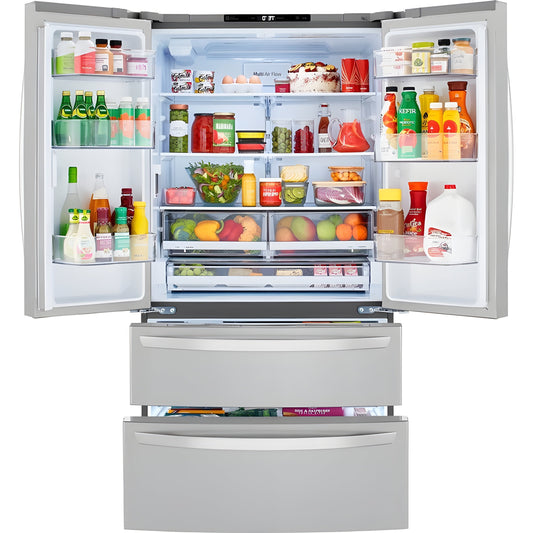 LG 36 in. 4-Door French Door Refrigerator 27 Cu. Ft. (LMWS27626S)