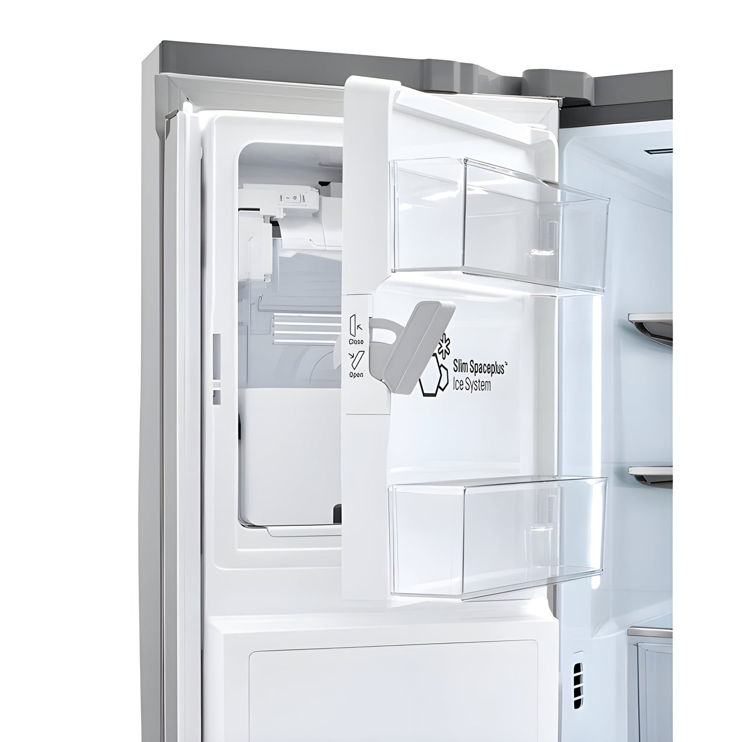 LG 36 in. 4-Door French Door Refrigerator in Stainless Steel 23 Cu. Ft. (LRMDC2306S)