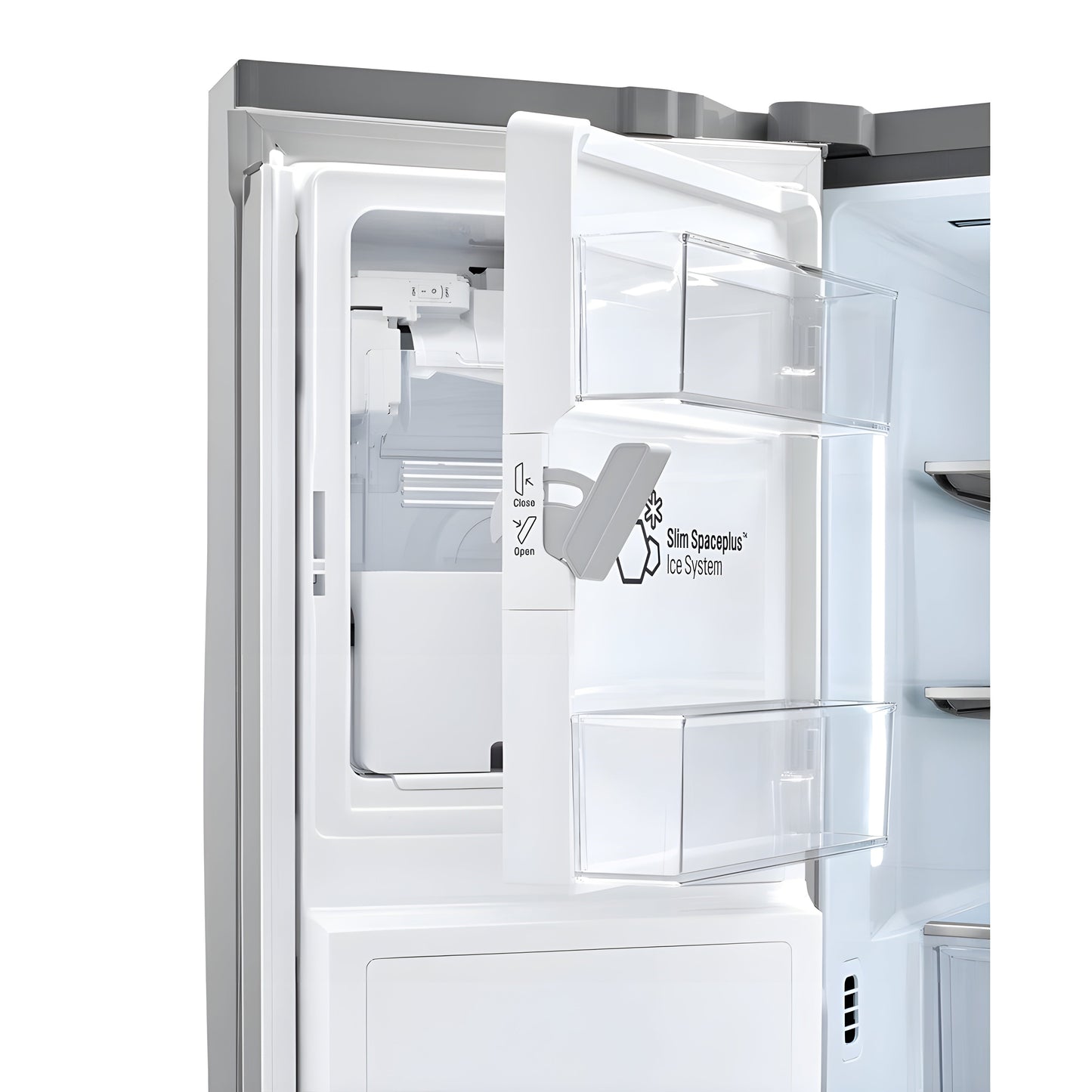 LG 36 in. 4-Door French Door Refrigerator with InstaView, Stainless Steel 30 Cu. Ft. (LRMVS3006S)