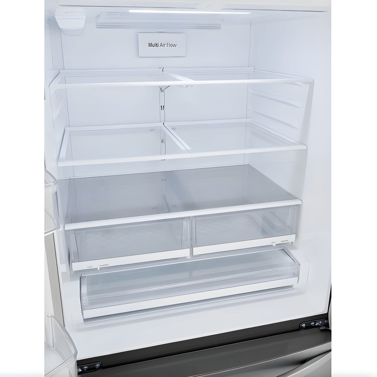 LG 36 in. French Door Refrigerator with Slim Design Water Dispenser in Stainless Steel 29 Cu. Ft. (LRFWS2906V)