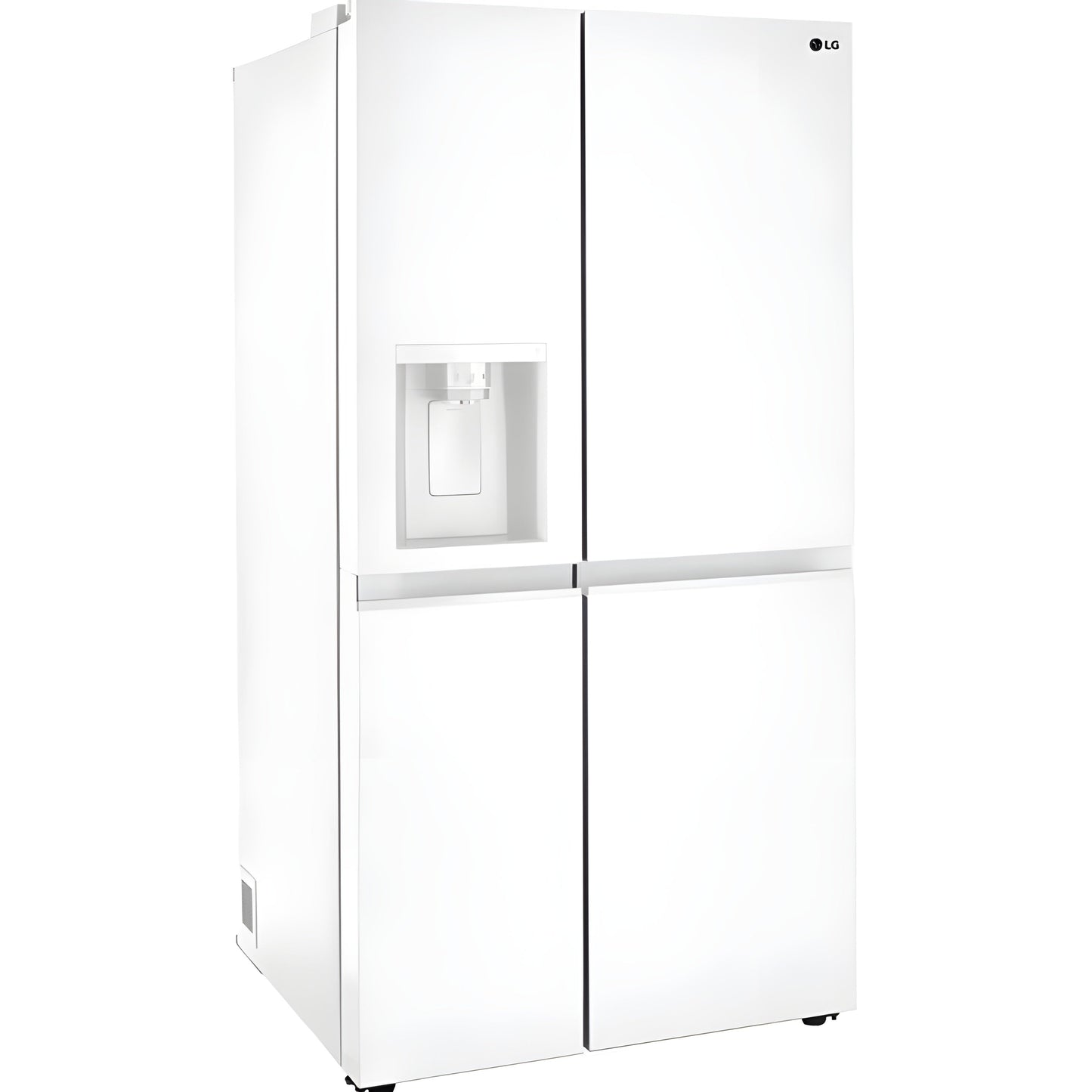LG 36 in. Side-by-Side Refrigerator in Smooth White 27 Cu. Ft. (LRSXS2706W)