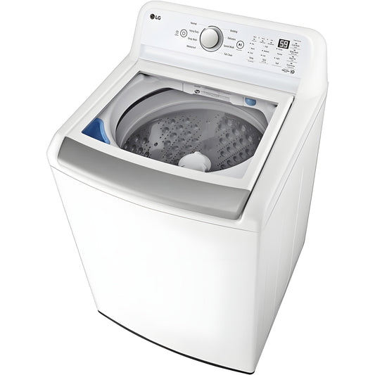 LG 4.8-Cu. Ft. Mega Capacity Top Load Washer with 4-Way Agitator and TurboDrum Technology (WT7155CW)