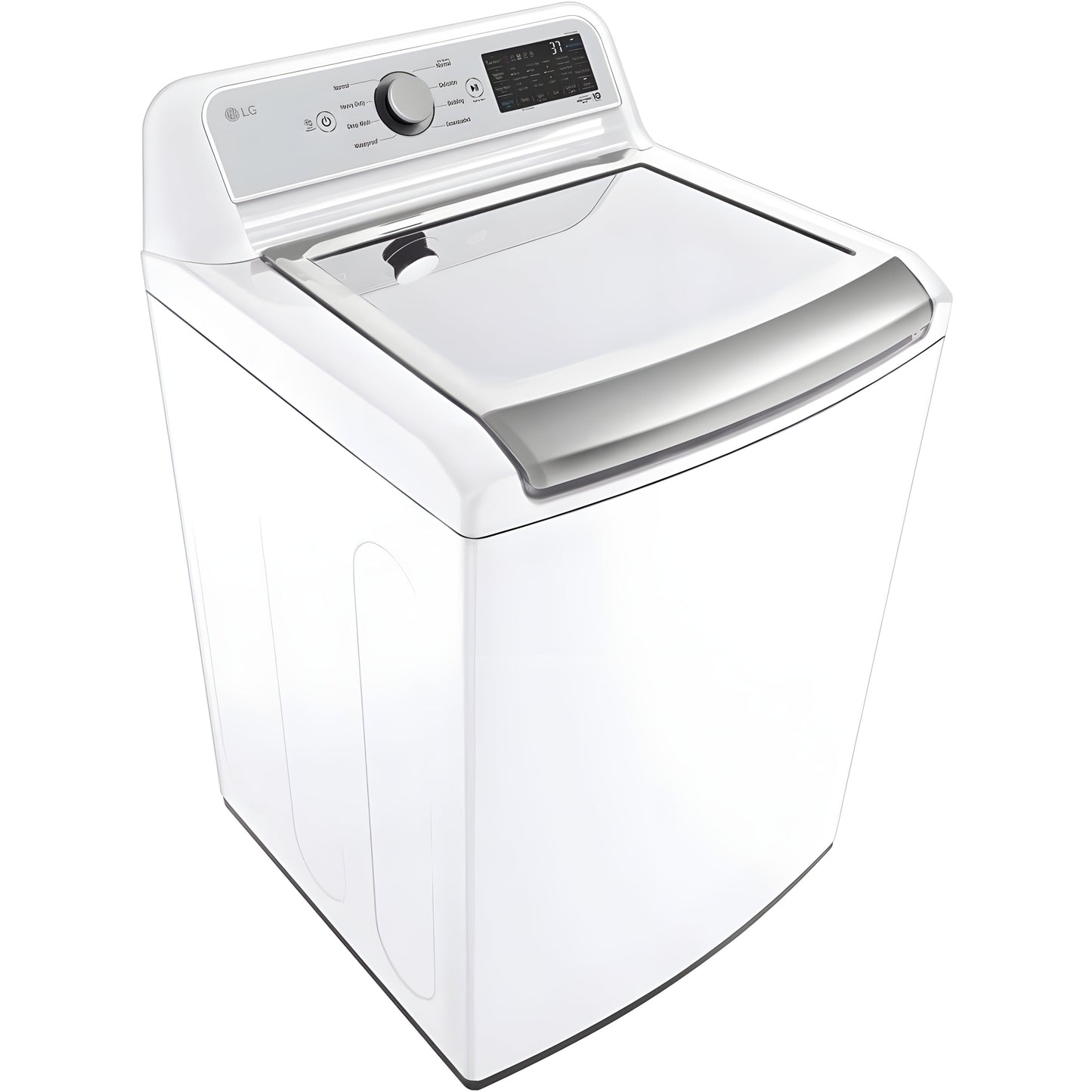 LG 5.3-Cu. Ft. Mega Capacity Smart wi-fi Enabled Top Load Washer with 4-Way Agitator and TurboWash3D Technology (WT7405CW)