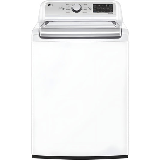 LG 5.3-Cu. Ft. Mega Capacity Smart wi-fi Enabled Top Load Washer with 4-Way Agitator and TurboWash3D Technology (WT7405CW)