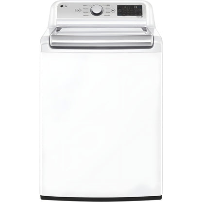 LG 5.3-Cu. Ft. Mega Capacity Smart wi-fi Enabled Top Load Washer with 4-Way Agitator and TurboWash3D Technology (WT7405CW)