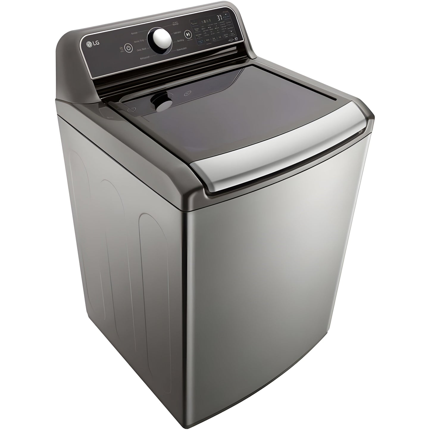 LG 5.3-Cu.Ft. Mega Capacity Smart wi-fi Enabled Top Load Washer with 4-Way Agitator and TurboWash3D Technology (WT7405CV)