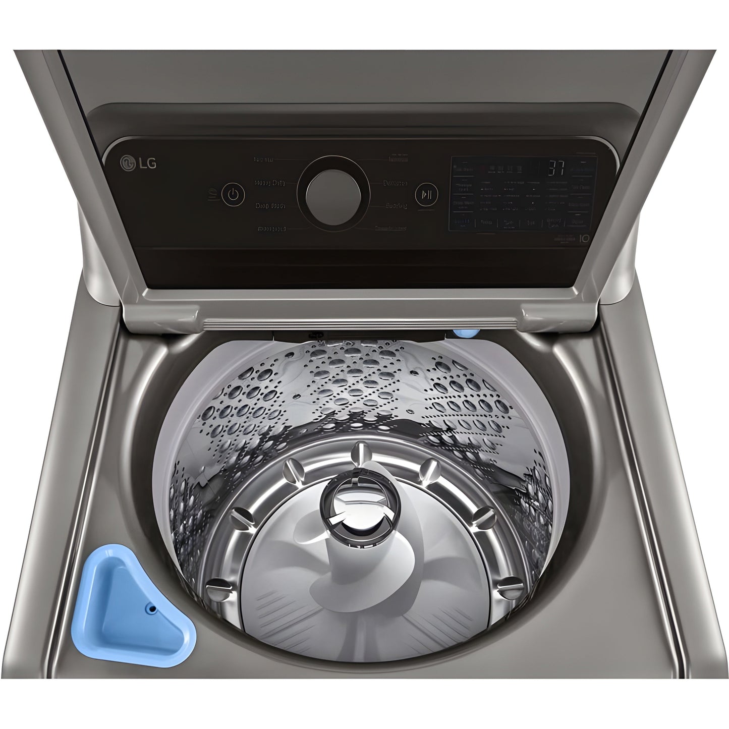 LG 5.3-Cu.Ft. Mega Capacity Smart wi-fi Enabled Top Load Washer with 4-Way Agitator and TurboWash3D Technology (WT7405CV)