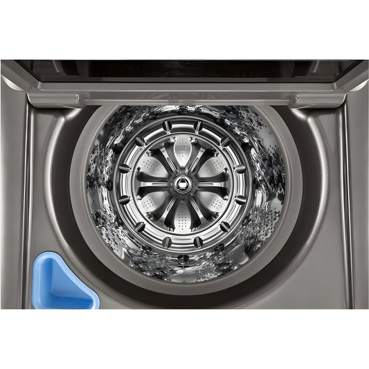 LG 5.5-Cu. Ft. Mega Capacity Smart wi-fi Enabled Top Load Washer with TurboWash3D Technology in Graphite Steel (WT7400CV)