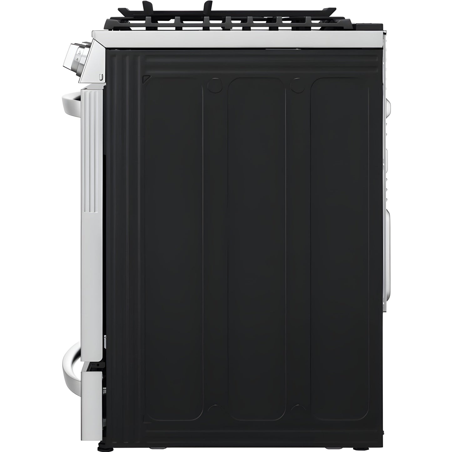 LG 30 in. 6.3-Cu. Ft. Smart Wi-Fi Enabled ProBake Convection InstaView Gas Slide-in Range with Air Fry, Stainless Steel (LSGL6337F)