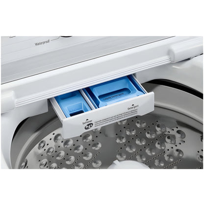 LG 4.3 cu. ft. Ultra Large Capacity Top Load Washer with 4-Way Agitator and TurboDrum Technology (WT7005CW)