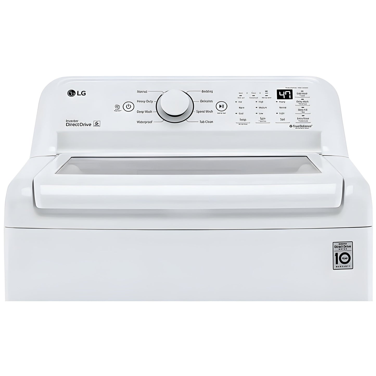 LG 4.3 cu. ft. Ultra Large Capacity Top Load Washer with 4-Way Agitator and TurboDrum Technology (WT7005CW)