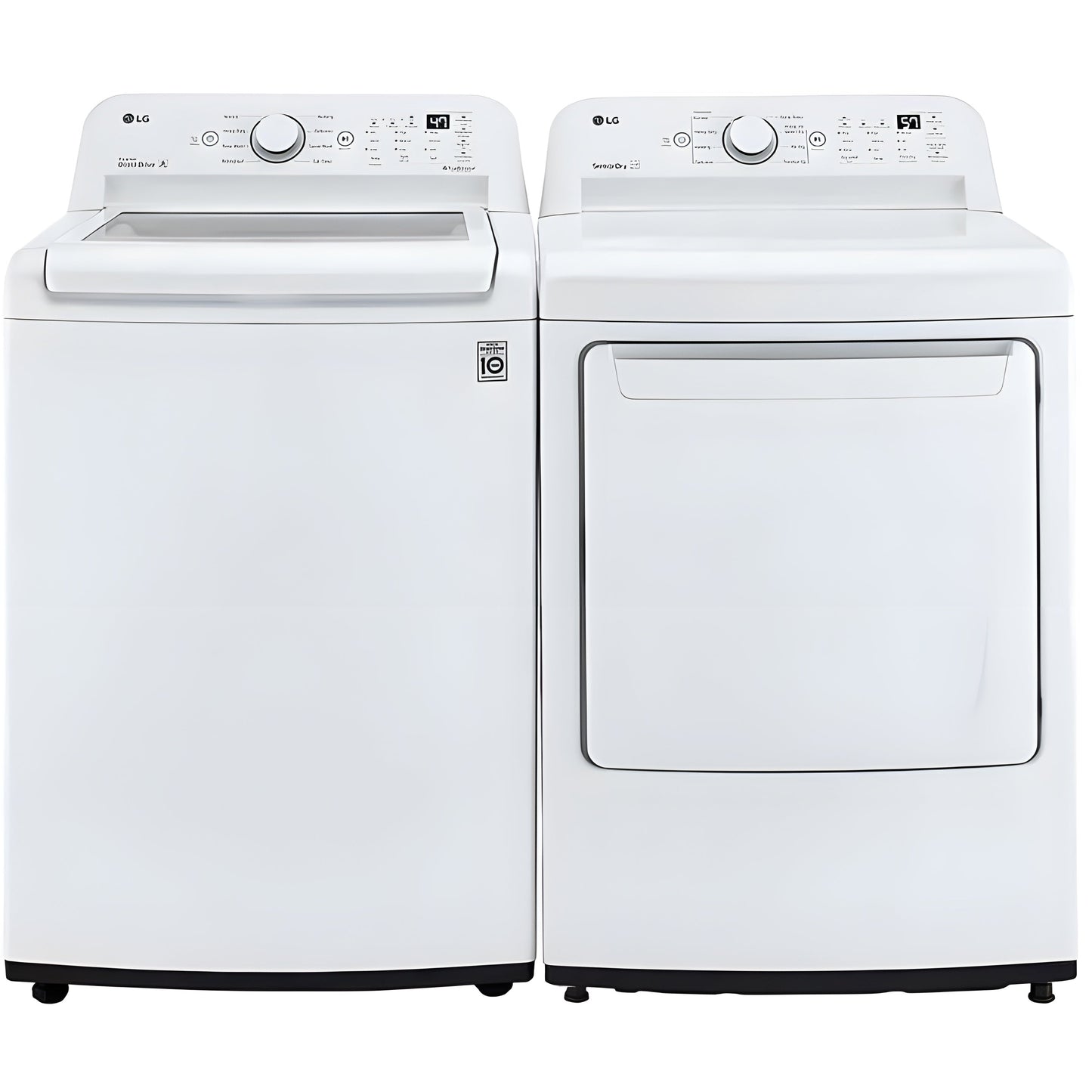 LG 4.3 cu. ft. Ultra Large Capacity Top Load Washer with 4-Way Agitator and TurboDrum Technology (WT7005CW)
