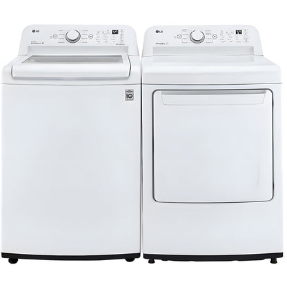 LG 4.3 cu. ft. Ultra Large Capacity Top Load Washer with 4-Way Agitator and TurboDrum Technology (WT7005CW)
