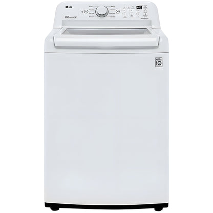 LG 4.3 cu. ft. Ultra Large Capacity Top Load Washer with 4-Way Agitator and TurboDrum Technology (WT7005CW)