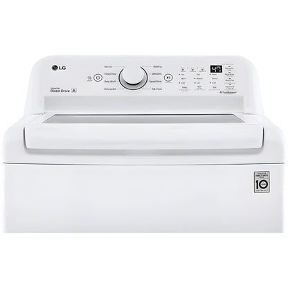 LG 4.5-Cu. Ft. Ultra Large Capacity Top Load Washer with TurboDrum Technology (WT7000CW)