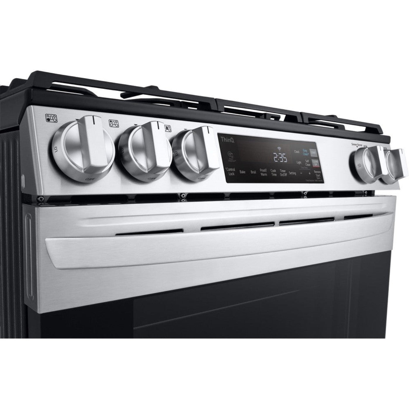 LG 30 in. 5.8-Cu Ft. Smart Wi-Fi Enabled Gas Slide-in Range with EasyClean (LSGL5831F)