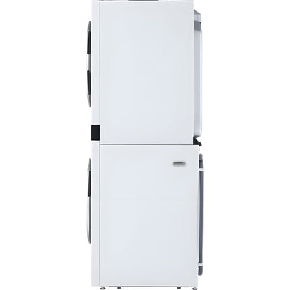 LG Single Unit Electric WashTower with Center Control In White (WKEX200HWA)