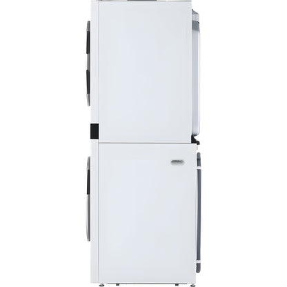 LG Single Unit Gas WashTower with Center Control in White (WKGX201HWA)