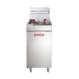 Vulcan LG500 65-70 Lb. Liquid Propane Floor Fryer - 150,000 BTU
