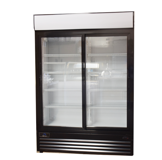 Chef AAA - LGD-1300S, Commercial 48" 2 Sliding Door Merchandiser Refrigerator 32 cu. ft.