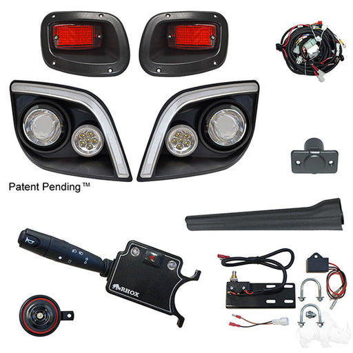 RedHawk BYO LED Light Kit w/ RGBW LED Running Light, E-Z-Go Express Deluxe, Pedal Mount - LGT-402LT3B1