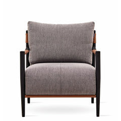 Enza Home US Linz Armchair - Metal - 2118 - K2 - 22406 Grey - KL:40109 Tobacco - AR:217 - 1454073