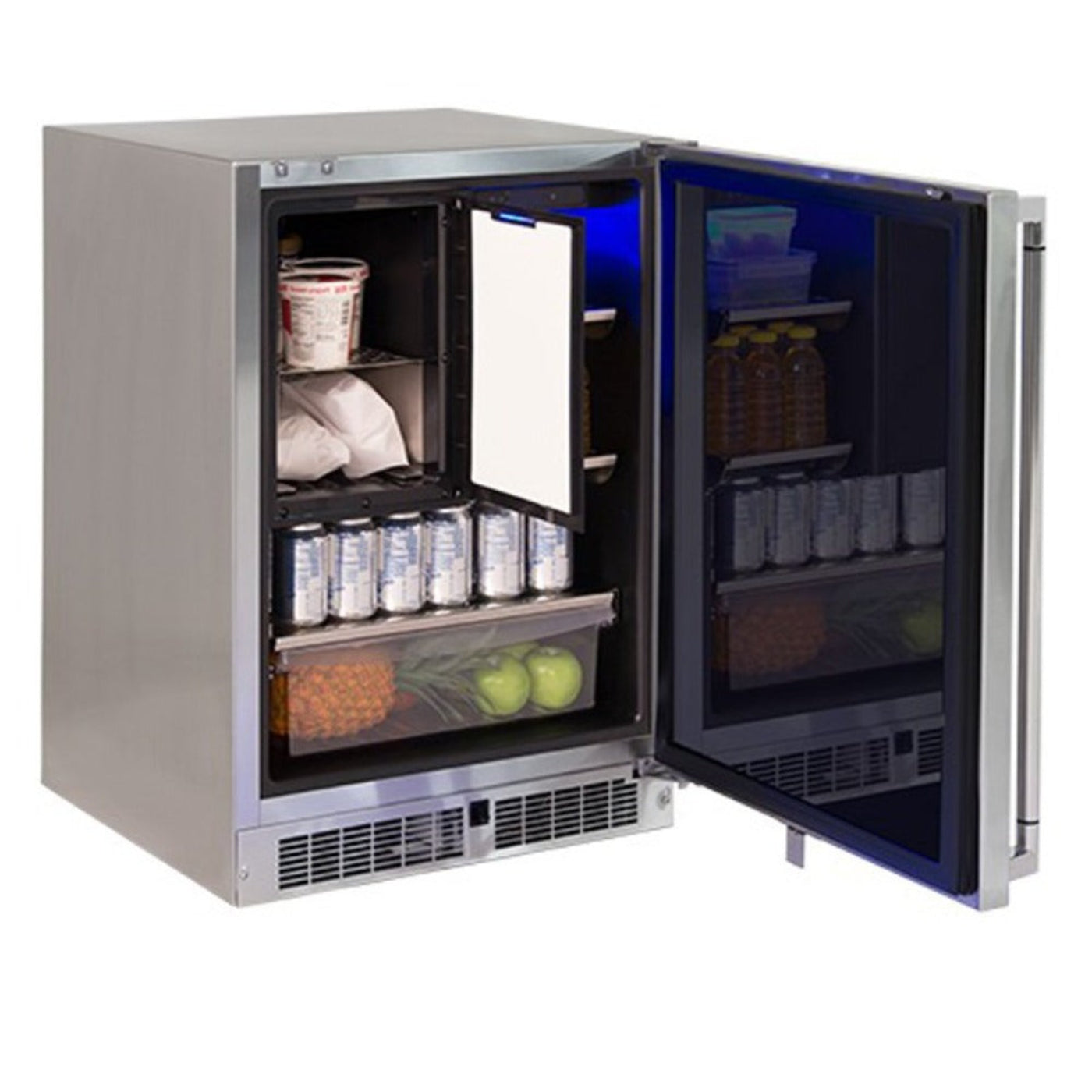 Lynx 24-Inch Refrigerator/Freezer Combo - LM24REFCL/R
