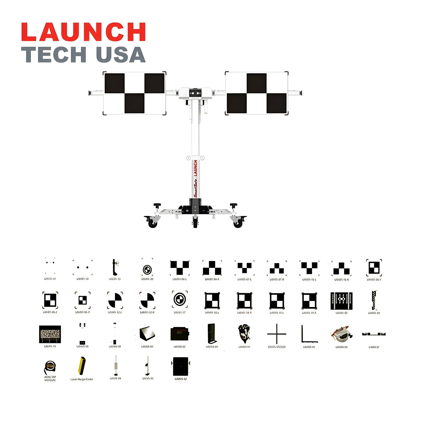 Launch Tech USA - X-431 ADAS Mobile Forward Facing Deluxe Package - LNCH-MOBILEFF