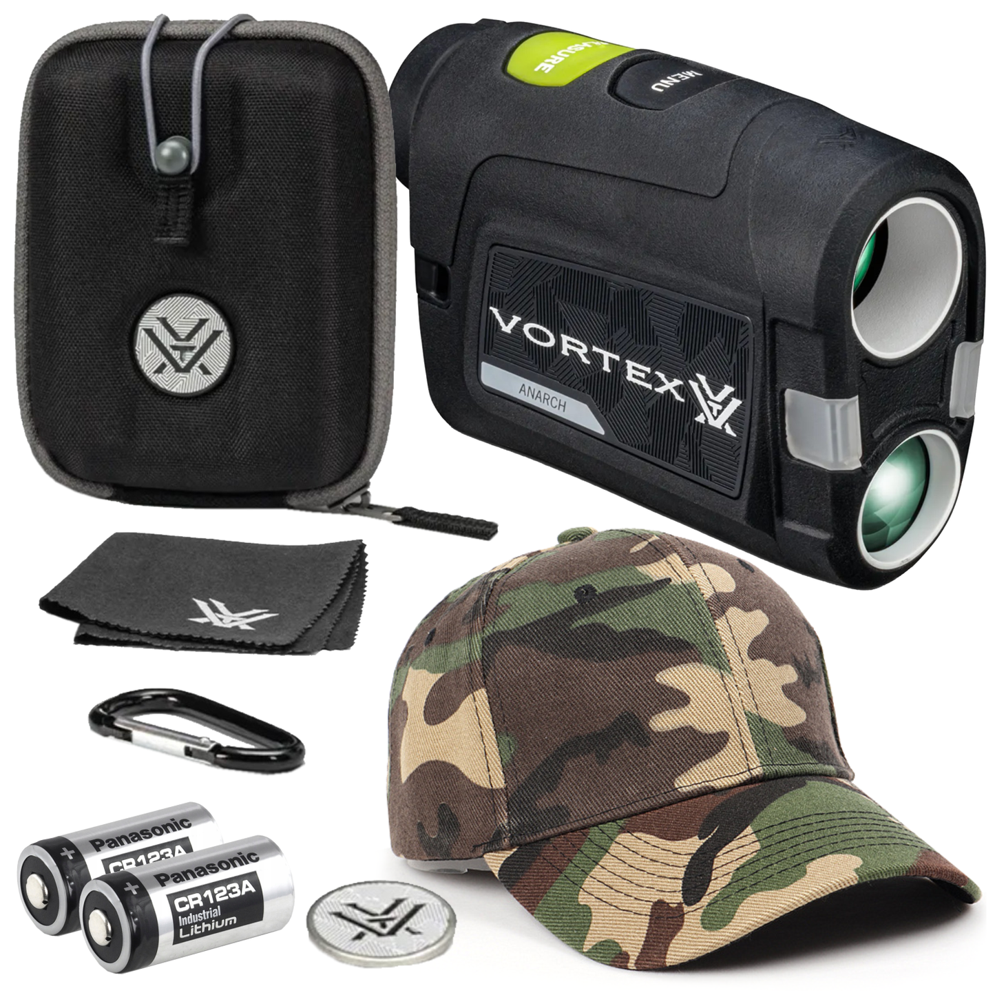 Vortex Optics Anarch Image Stabilized Golf Laser Rangefinder with Free Hat Bundle - LRF-ANARCH_121-53-BCA