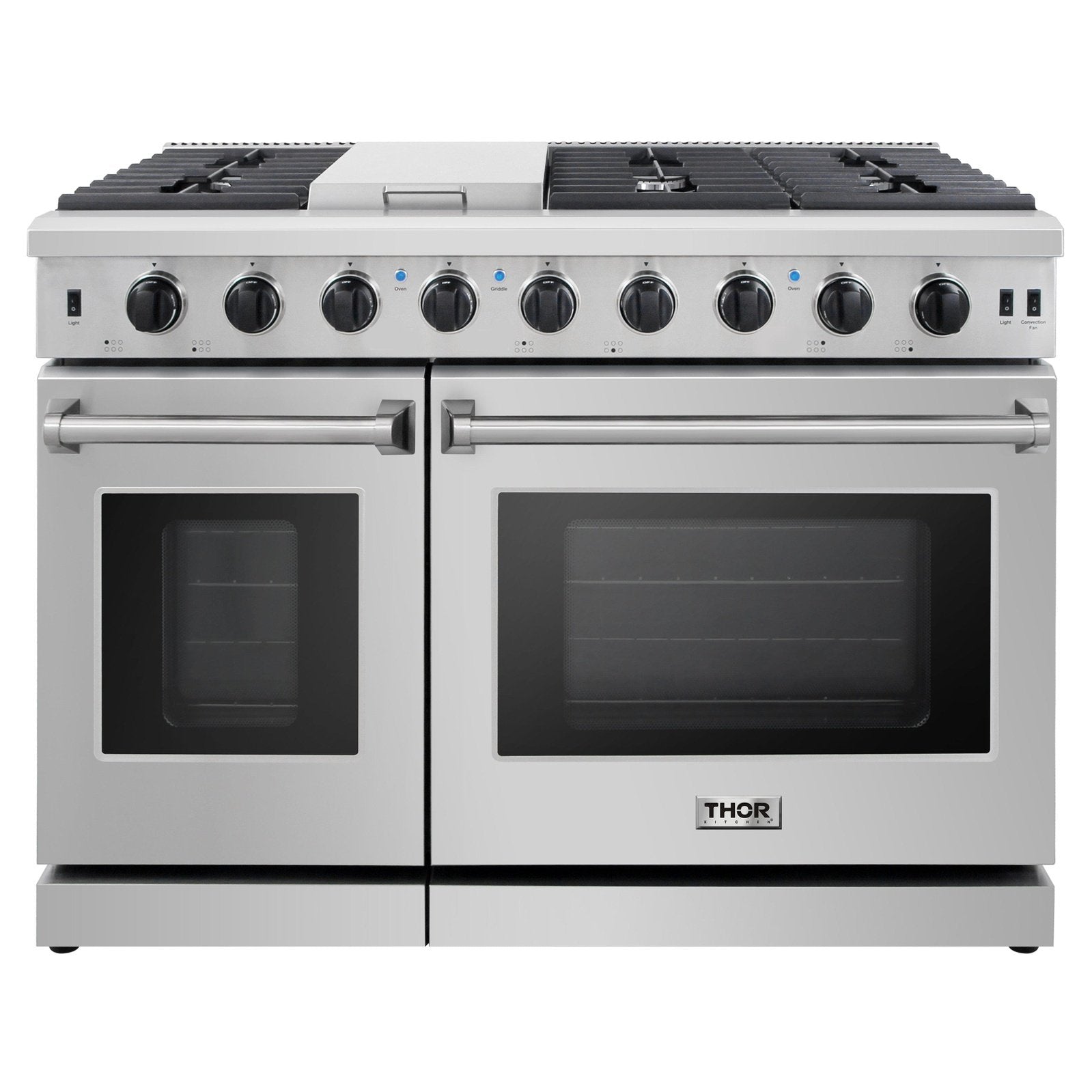 Thor Kitchen 48 in. Propane Gas Range 4 Piece Professional Appliance Package, AP-LRG4807ULP-3