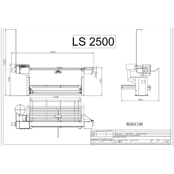 SCM Minimax 2500 Stroke Sander - LS