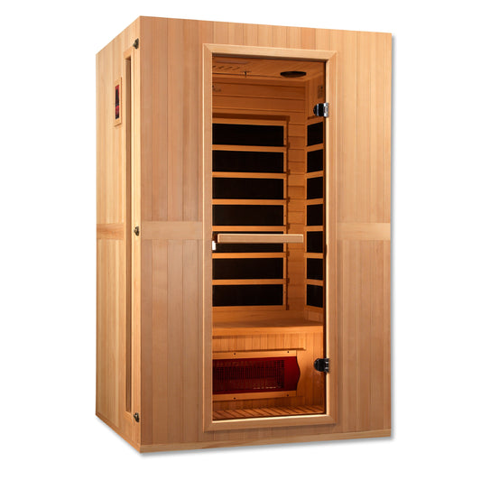 Golden Designs Tech 2 Person Low EMF FAR IR Sauna  - MX-LS2-01/  LSIF-04