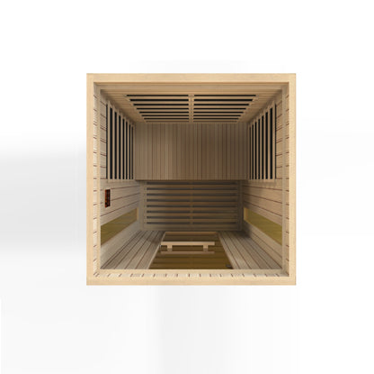 Golden Designs Tech 2 Person Low EMF FAR IR Sauna  - MX-LS2-01/  LSIF-04